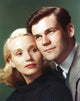 Eva Saint Couple Pose Close-up Portrait Photo Print