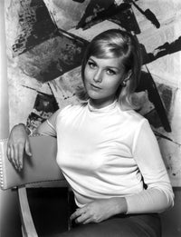 Carol Lynley seated classic photo print, vintage film memorabilia