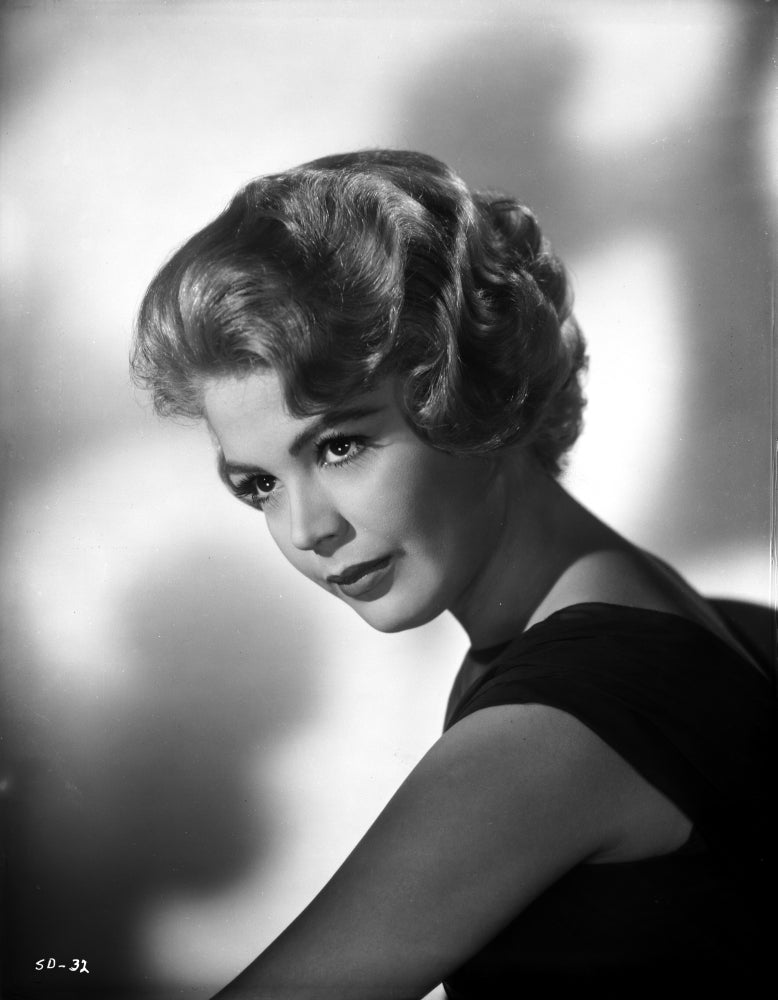 Sandra Dee Portrait Photo Print in Black Gown