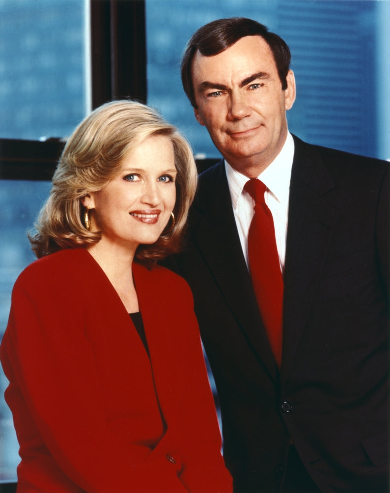 Diane Sawyer Group Portrait Photo Print showcasing iconic journalism.