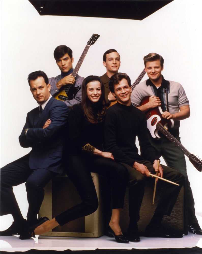 Tom Scott Group photo print featuring musicians with musical instruments.