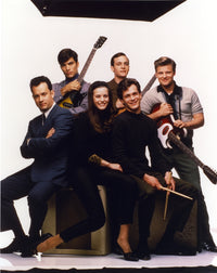 Tom Scott Group photo print featuring musicians with musical instruments.