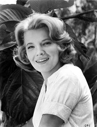Gena Rowlands smiling photo print, classic Hollywood portrait