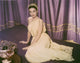 Jean Simmons in White Dress portrait photo print, classic Hollywood art