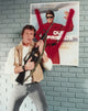 Marc Singer posed in leather vest portrait photo print.