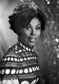 Portrait photo print of Diahann Carroll, showcasing her elegance and beauty.