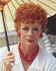 Close-up portrait photo print of Maggie Smith, showcasing her expressive features.