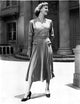 Photo print of Lola Albright wearing a dress and black shoes