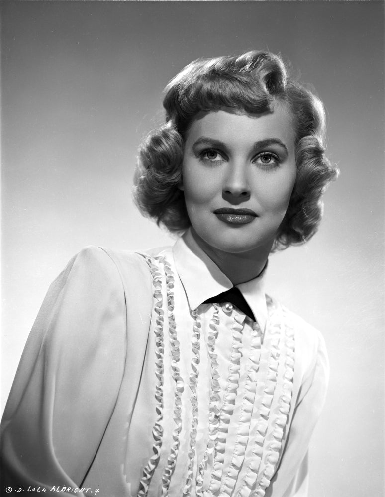 Lola Albright Long Sleeve Blouse Photo Print