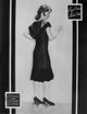 Barbara Stanwyck posed in black dress and heels photo print