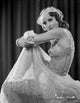 Classic portrait photo print of Barbara Stanwyck in a wedding dress.