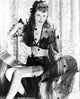Barbara Stanwyck Classic Portrait Photo Print in See-Through Dress
