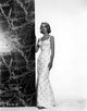 Inger Stevens wearing a polka dotted dress photo print