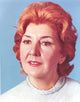 Close-up portrait photo print of Maureen Stapleton in blue blouse