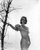 Inger Stevens wearing a printed dress photo print in 8x10 size.