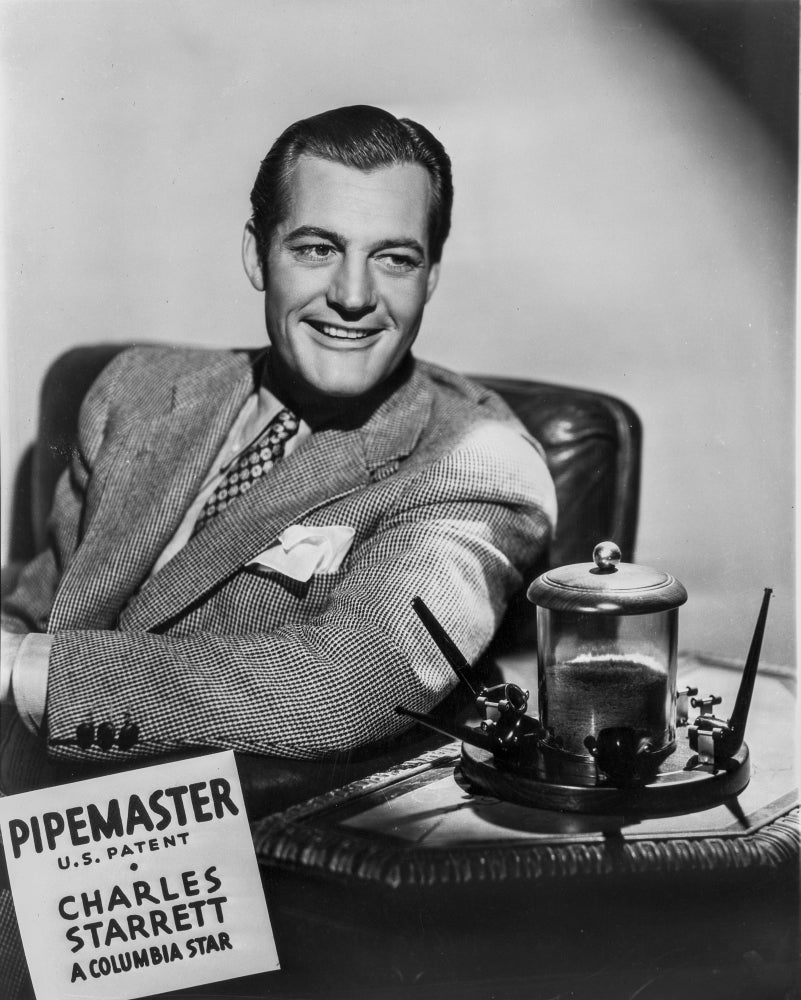 A Portrait of Charles Starrett Photo Print showcasing classic film actor.