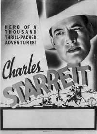 Promotional photo print of Charles Starrett, available in multiple sizes.