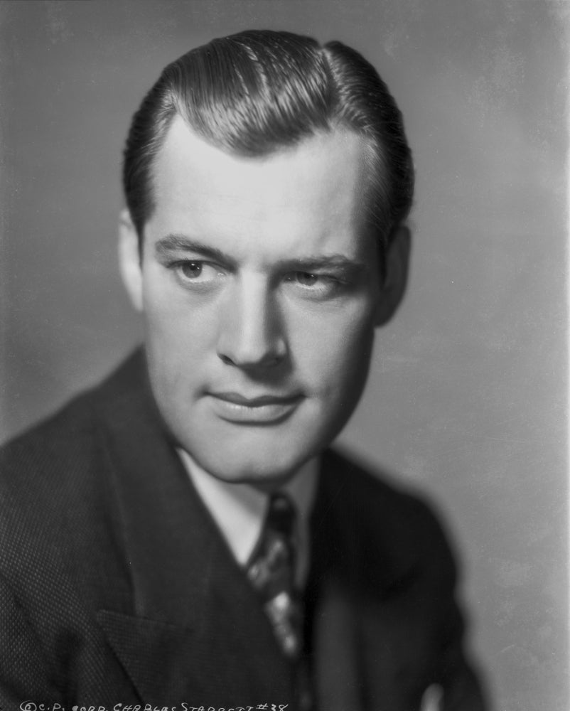 A Portrait of Charles Starrett Photo Print showcasing classic Hollywood charm.