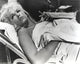 Stella Stevens classic portrait photo print in a lying pose