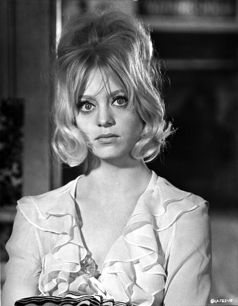 Classic photo print of Goldie Hawn, capturing her iconic Hollywood charm.