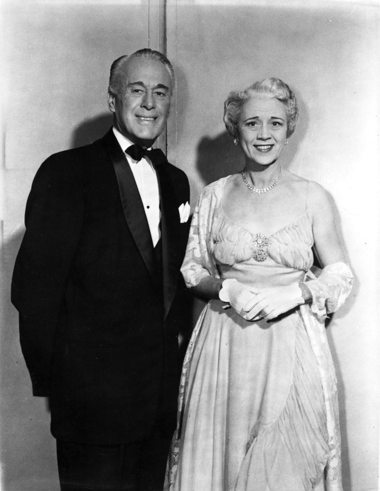 A Portrait Of Bess Flowers Photo Print showcasing vintage elegance.