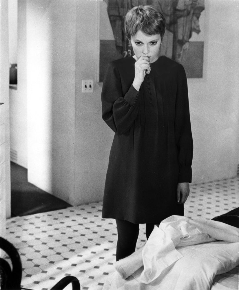 Mia Farrow classic photo print showcasing her iconic style.
