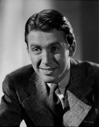 Classic portrait photo print of James Stewart, iconic Hollywood actor.