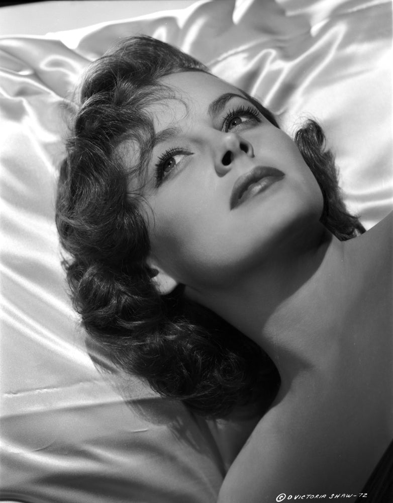 Victoria Shaw photo print on luxurious silk linens