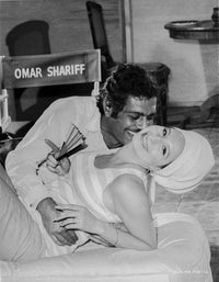 Barbra Streisand romantic photo print posed with partner