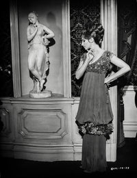 Barbra Streisand elegant portrait photo print in formal dress.