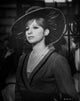 Barbra Streisand portrait with hat and pearl necklace photo print