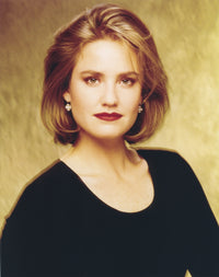 Sherry Stringfield portrait photo print in black blouse