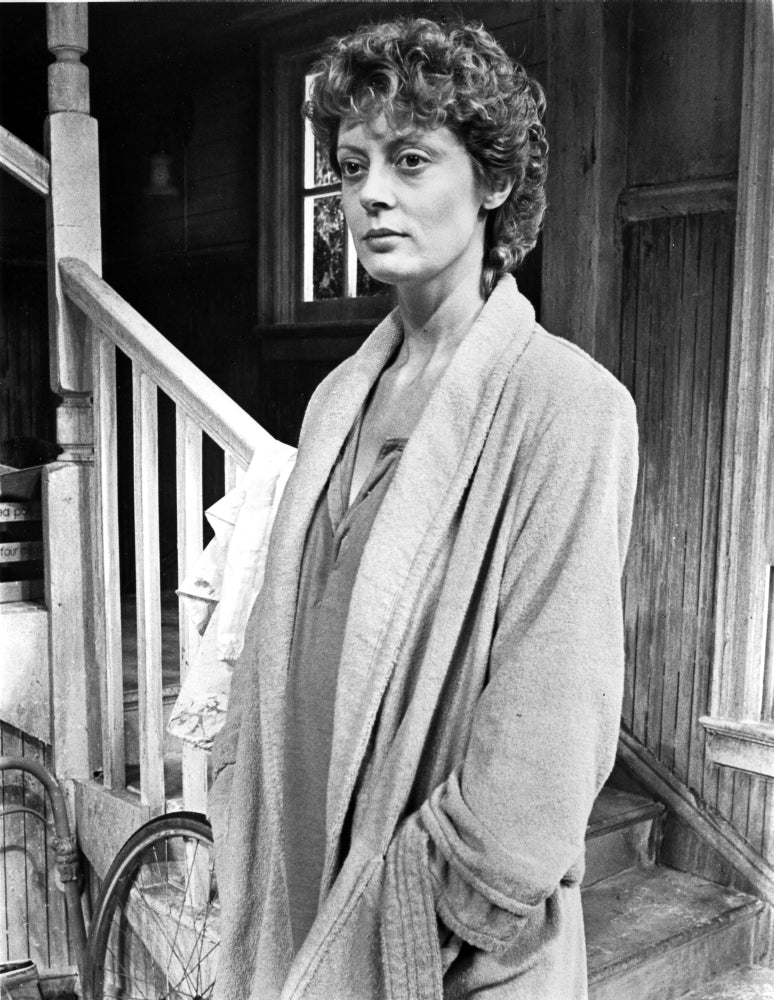 Classic photo print of Susan Sarandon showcasing elegance and charm.