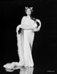 Gloria Swanson posed in fur coat classic portrait photo print