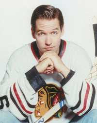 DB Sweeney portrait photo print in white jacket, 8x10, 16x20, 24x30 sizes available.