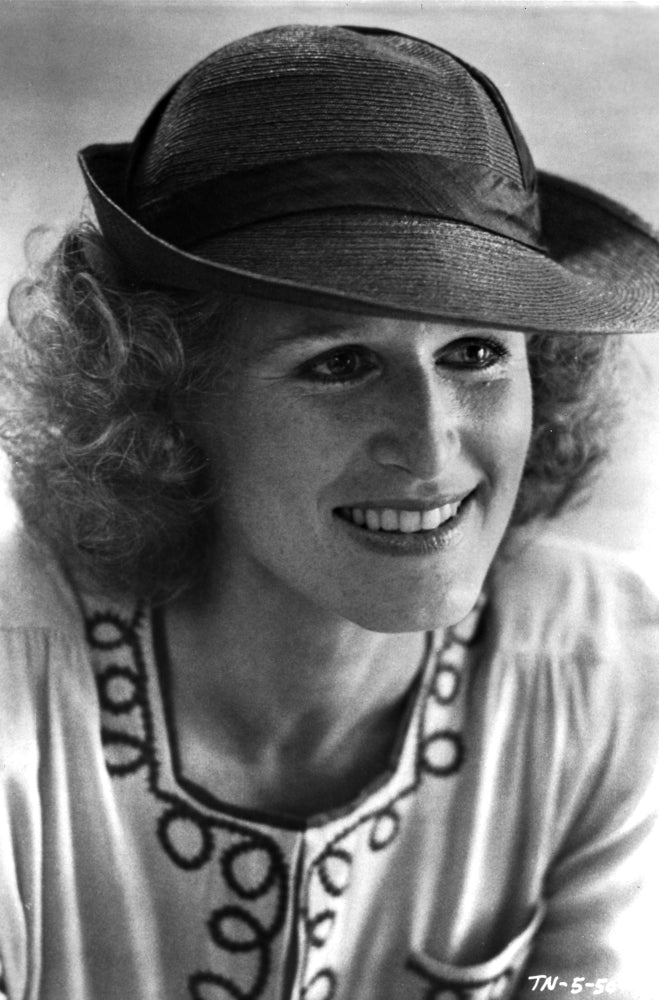 A captivating portrait of Glenn Close in photo print format.