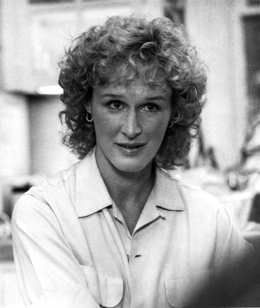 A Portrait of Glenn Close Photo Print showcasing her captivating presence.