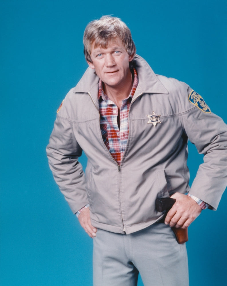 Bo Svenson portrait photo print in police outfit