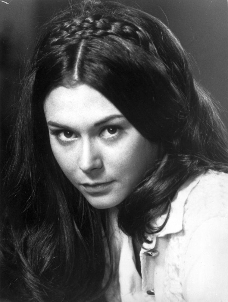 Portrait of Kate Jackson with Braided Hair Photo Print