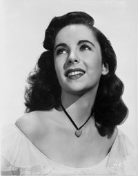 Elizabeth Taylor smiling portrait photo print