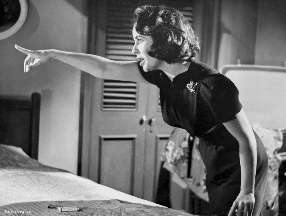 Elizabeth Taylor Pointing Classic Photo Print
