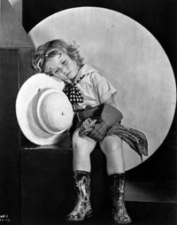 Shirley Temple Sleeping Face Classic Portrait Photo Print