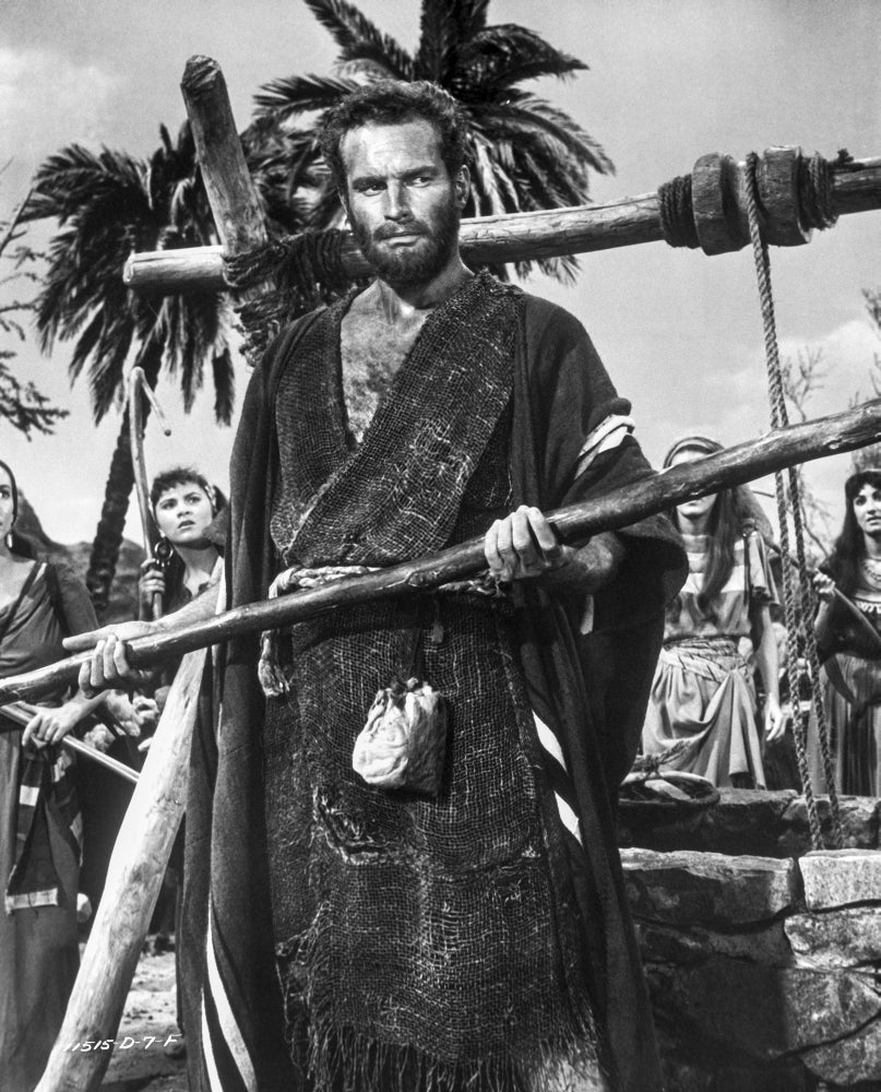 A Scene From Ten Commandments Photo Print showcasing iconic cinematic moments.
