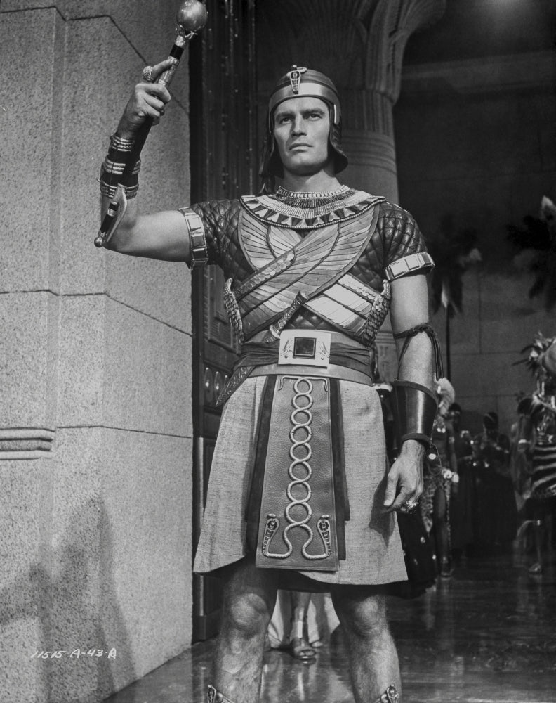 A Scene From The Ten Commandments photo print showcasing a classic film moment.