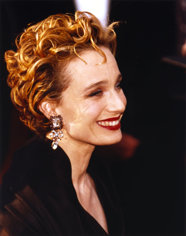 Kristen Thomas smiling in a black dress photo print