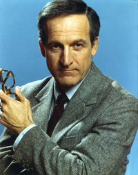 Daniel Travanti portrait in black coat and tie photo print