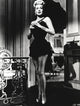 Lana Turner in elegant black gown photo print