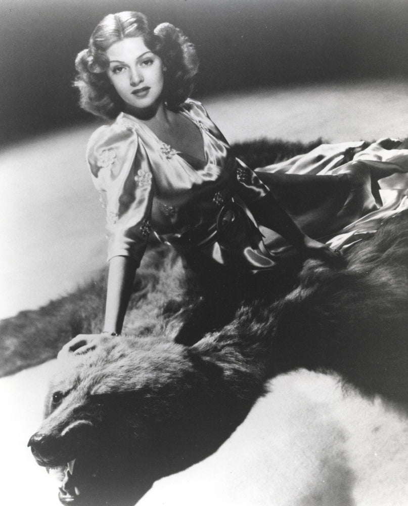 Classic portrait photo print of Lana Turner in vintage style