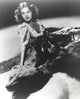 Classic portrait photo print of Lana Turner in vintage style