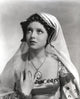 Lana Turner portrait photo print in elegant dress with veil